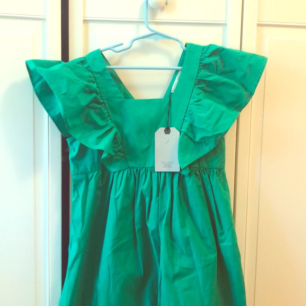 Zara dress, gorgeous green